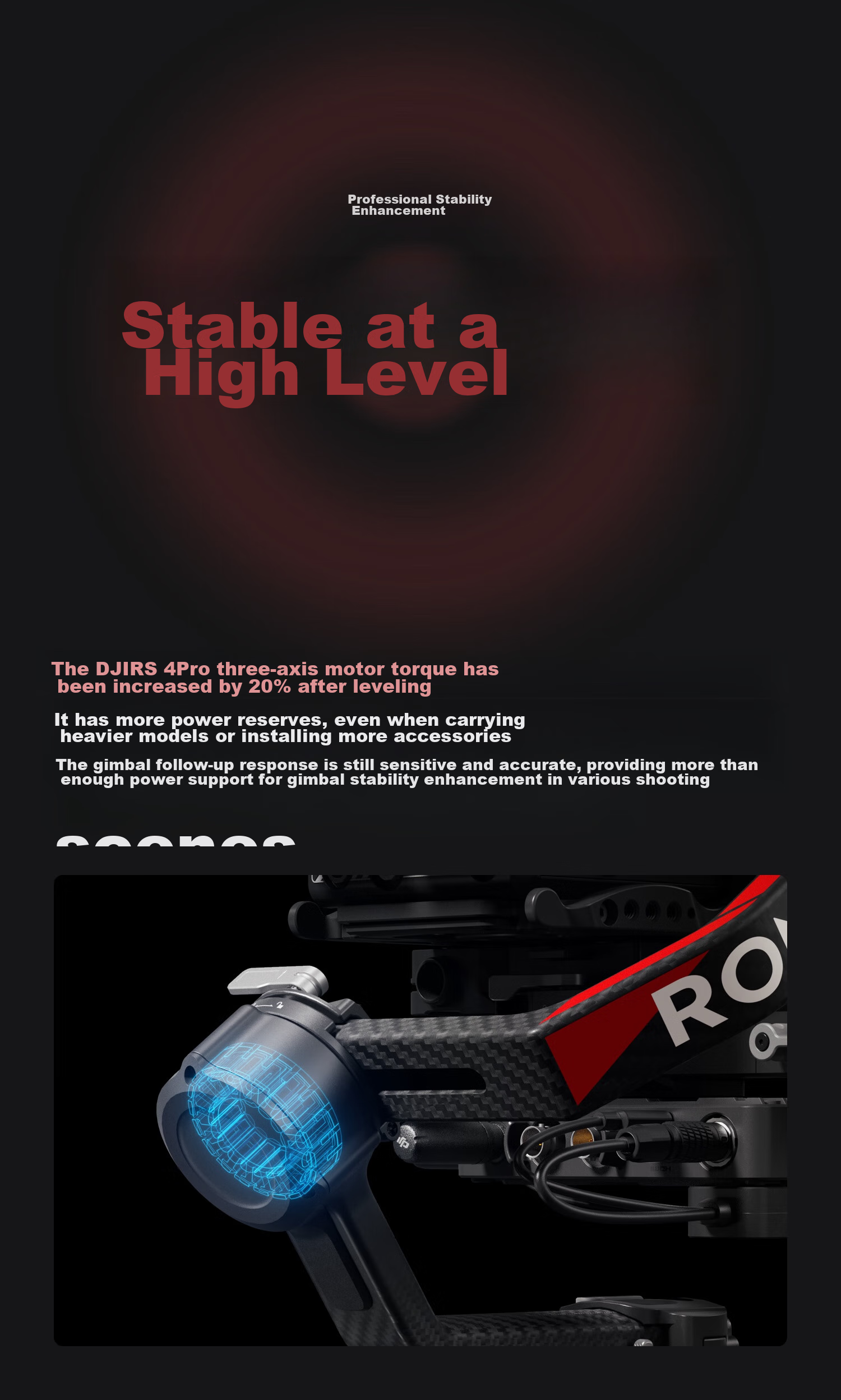 DJI RS 4 Pro Handheld Gimbal Stabilizer, Three-Axis Anti-Shake Stabilizer, 4.5kg Load Capacity, Flagship Professional DSLR Gimbal 6