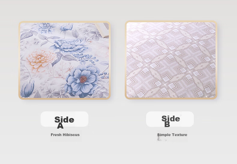FUANNA Bedding Set, 100% Pure Cotton Duvet Cover, All-Cotton Fitted Sheet with Printed Pattern, Double Size, 203*229cm 4