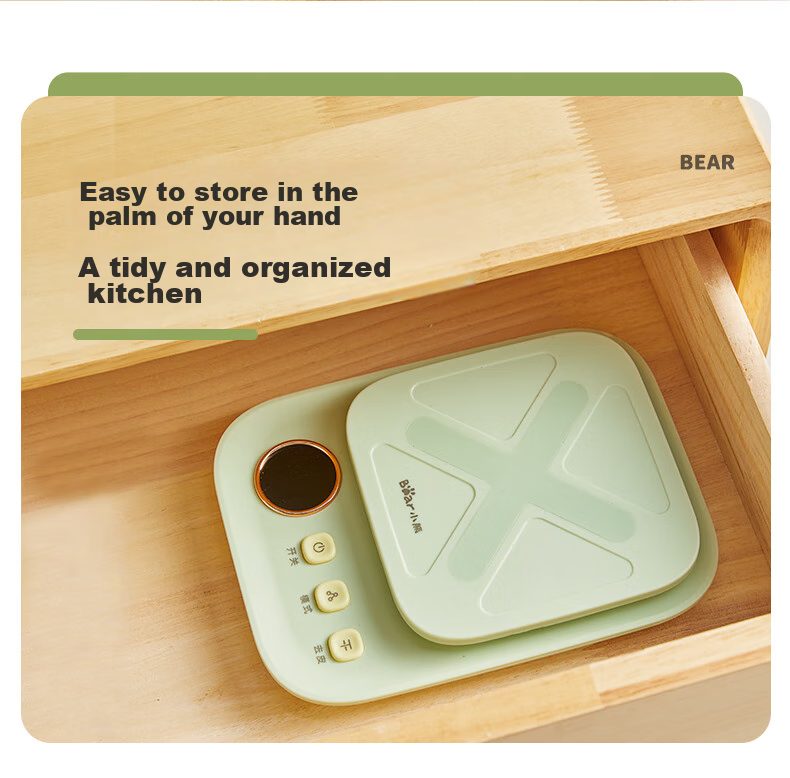 Bear Electronic Kitchen Scale 0.1g High Precision Stainless Steel Food Weight Scale 4