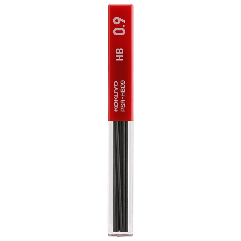 KOKUYO Imported 0.9mm Mechanical Pencil Lead HB, for Students' Exams And Writing, Drawing, Anti-Breaking Lead Refill, One Tube PSR-HB09
