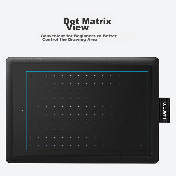 Wacom Digital Tablet, Drawing Pad, Writing Pad for Connecting to Computer And Mobile Phone, Electronic Drawing Board, Writing Pad for Teaching Online Classes CTL-4100/K0 Black Small Size 2