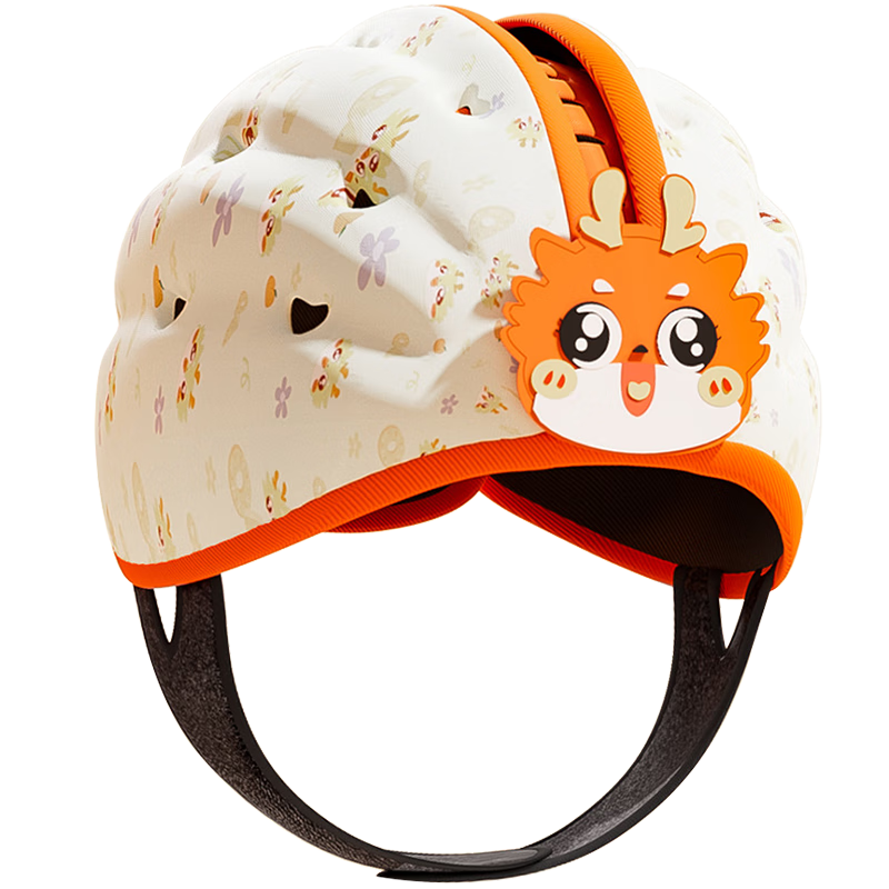 DOCTOR MA Anti-Fall Hat, Breathable Toddler Walking Safety Cap, Baby Anti-Collision Helmet, Orange