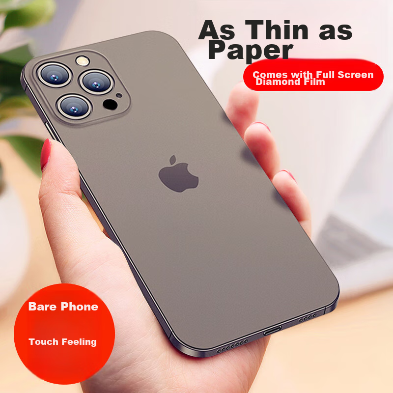 Чехол NEYAA для iPhone 14 Pro Max, ультратонкий, прозрачный, матовый, противоударный, с полной защитой камеры