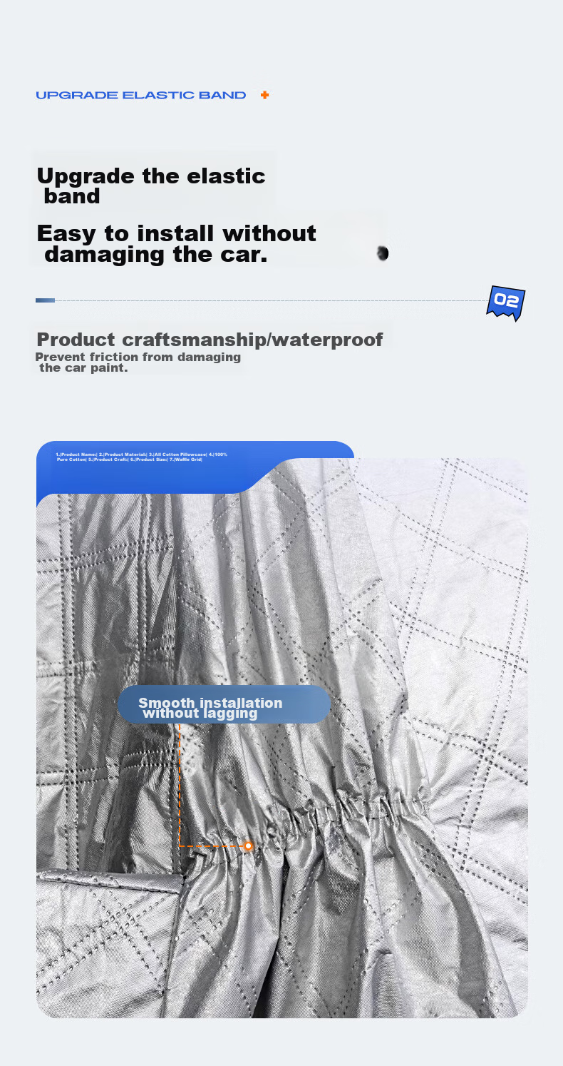 Mengduofu Car Windshield Cover, Snow Cover, Front Windshield Cover, Windshield Protector, Winter Frost And Freeze Protection Cover 10