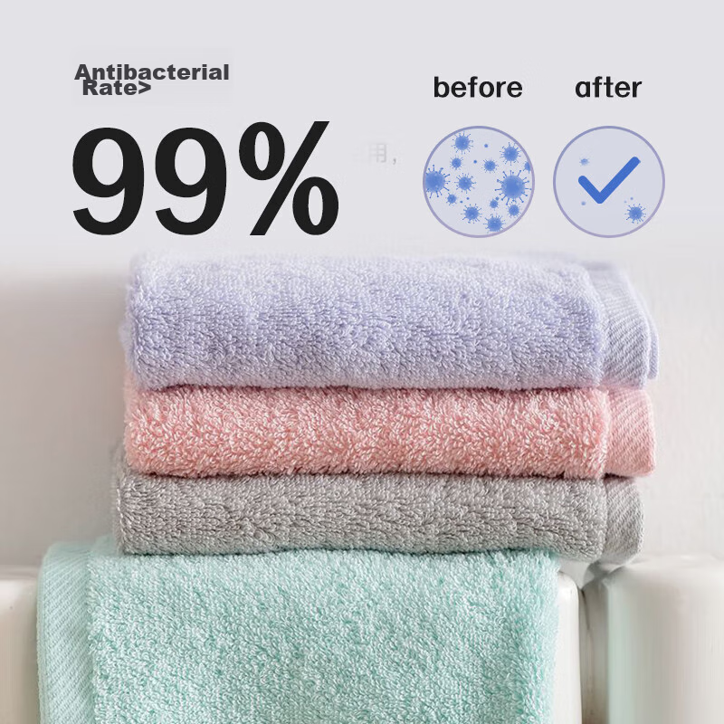Полотенце UCHINO Cotton Cloud, мягкое, 100% хлопок, для мужчин и женщин, для дома, серое + мешок для стирки