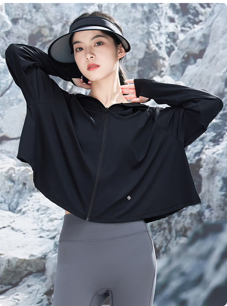 JIUMU Lightweight Women's Shawl Summer Air-Conditioned Room Office Outerwear UV Protection Sun Protection Shirt 14