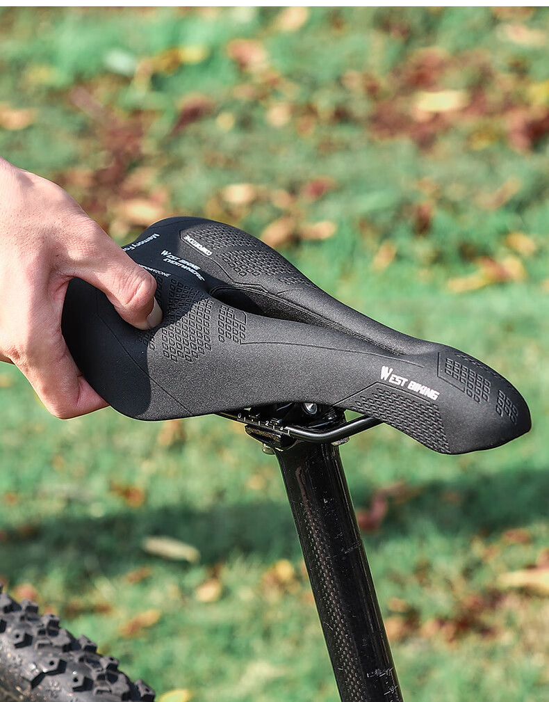 WestBiking Bicycle Seat, Road Bike Soft Seat, Thickened Shock-Absorbing, Hollow Breathable, Cycling Accessory 16