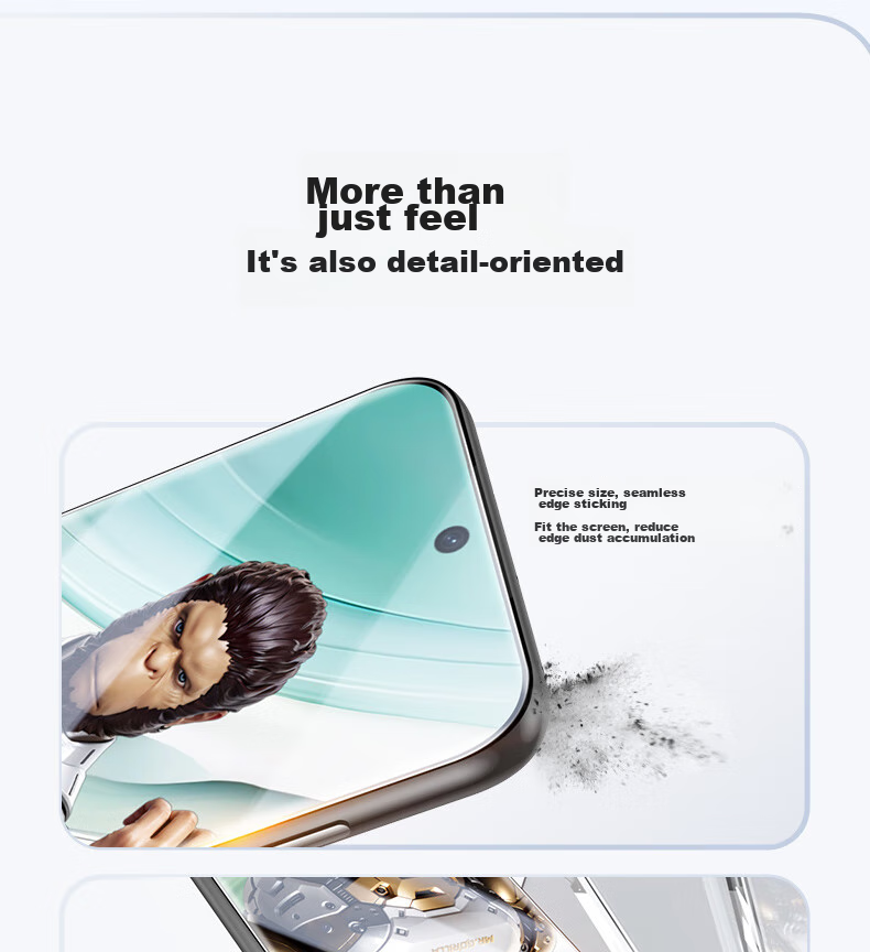 BLUEO [Class ZEISS T*AR Enhanced Transparency + 3D Large Arc Edge], Suitable for Huawei Pura70Pro Screen Protector, Pura70Pro+ Tempered Glass Film, Pura70Ultra Anti-Fingerprint Protective Film 14