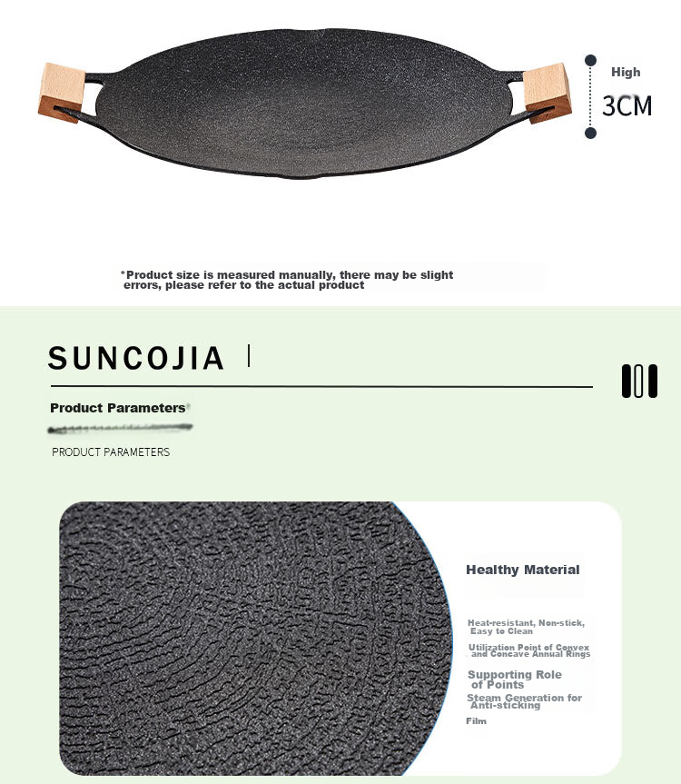 Suncojia 304 Stainless Steel Plate, Grilled Fish Plate, Large Deep Dinner Plate, Steaming Plate, Deep Plate for Meat And Jelly, Multi-Purpose Cold Dish Serving Tray 10