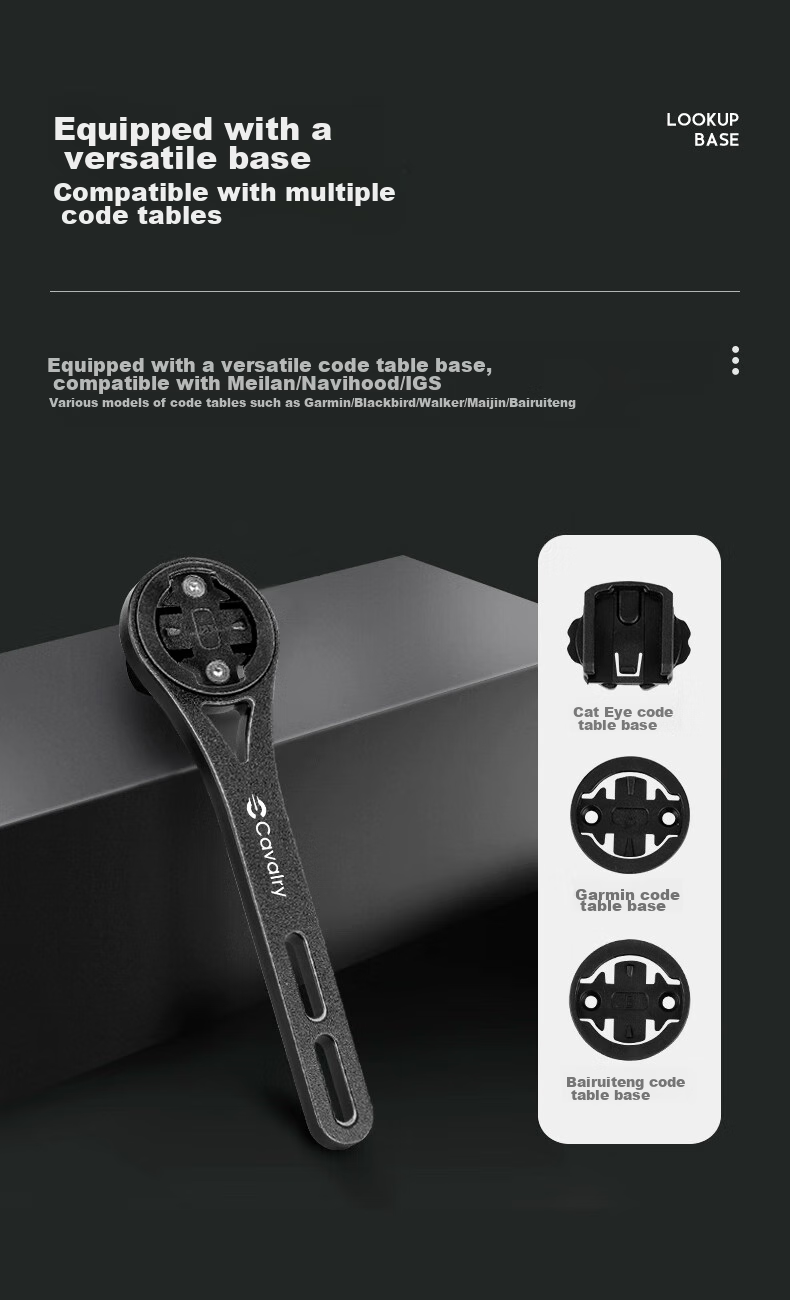 Cavalry Road Bike Handlebar Stem Clamp, Aluminum Alloy Handlebar Light Mount, Action Camera Multi-Functional Expansion Bracket 4