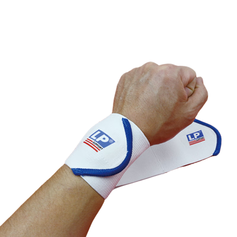 LP 643 Bandage Wrist Support for Sports, Fitness, Bench Press, Tendonitis, Elastic Wrap, Breathable Protective Gear, One Size Fits All, Two-Pack