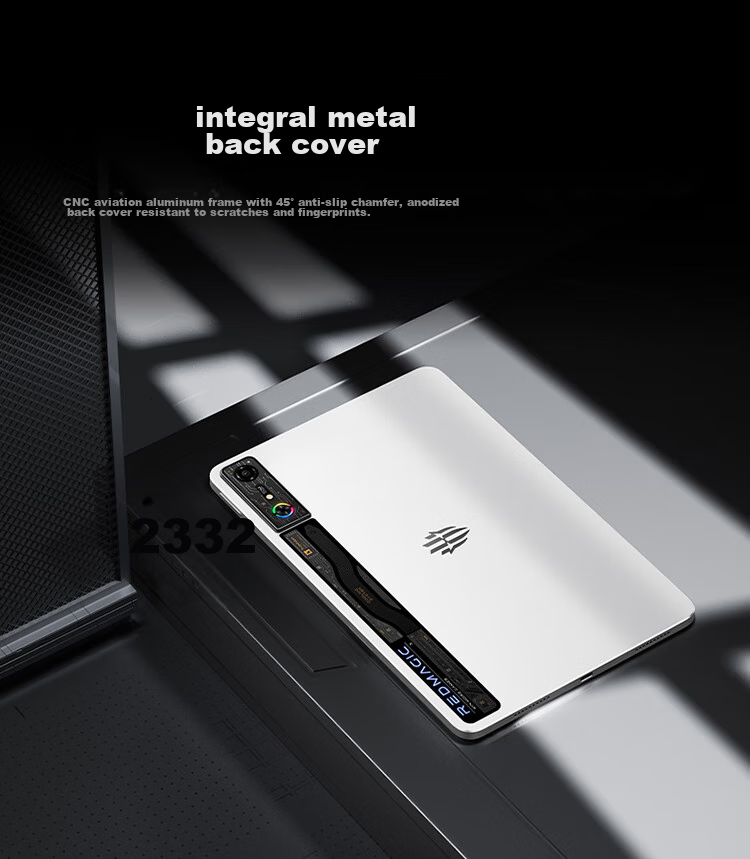 Nubiyahongmo Gaming Tablet Pro, 10.9-Inch LCD Screen, Snapdragon 8 Gen 3 Leading Edition, 2.8K 144Hz, 10100mAh Battery, 12GB+256GB, Dark Night, Gaming Tablet Computer 5