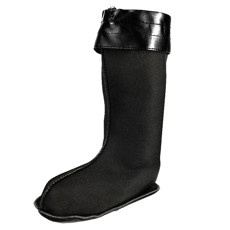Warrior Men's Mid-High Fleece-Lined Rain Shoe Inner Liner Rain Boot Fleece Cover, Mid-High Short Fleece Cover (Only Fleece Cover), Size 44