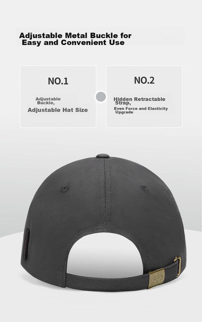 JEEP Men's Fashionable Baseball Cap, Couple Style, Simple Versatile Peaked Cap, Summer Casual Outdoor Sun Hat for Wome 8