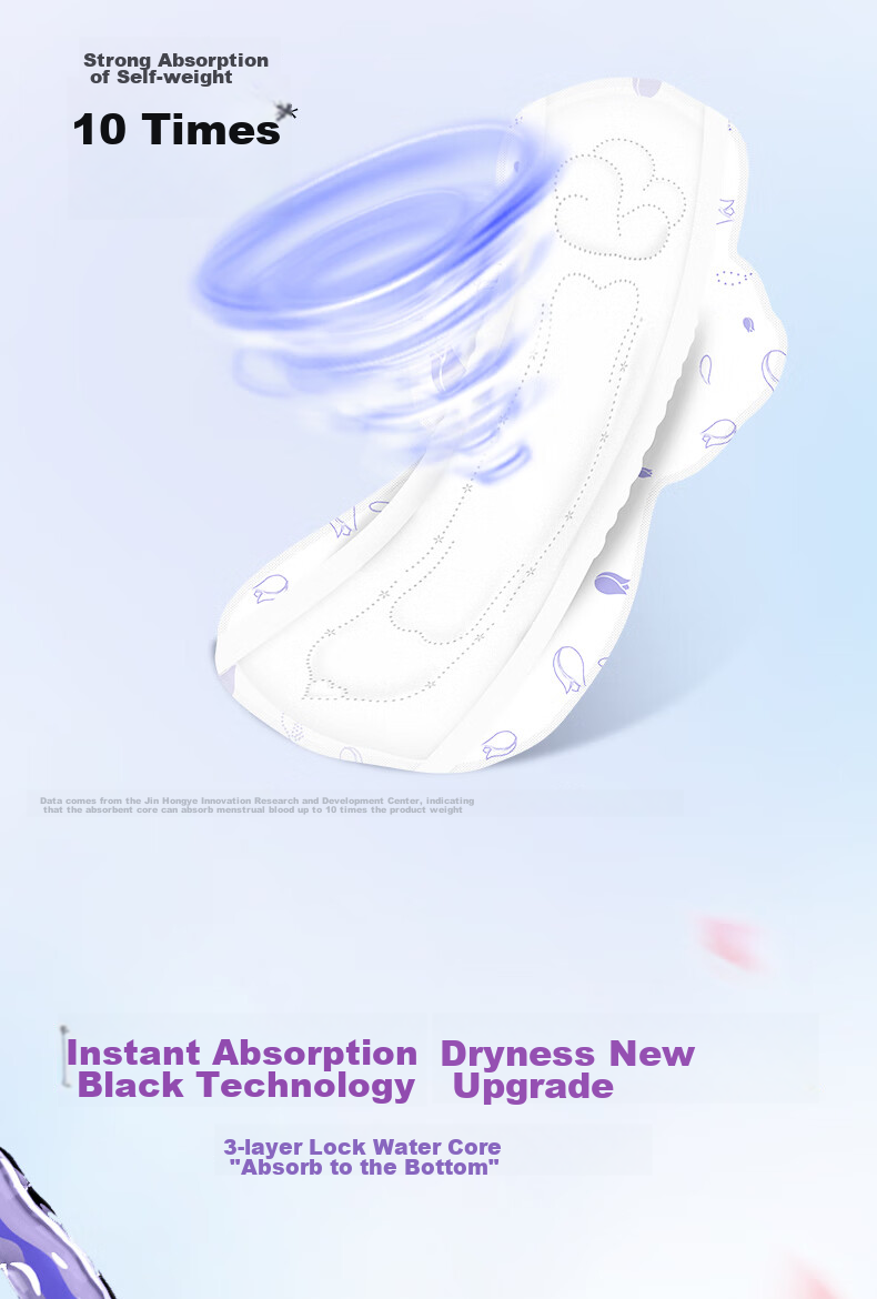 EVENLY Sanitary Pads, Leak-Proof, Soft Cotton, Wholesale, Large Quantity, Daytime And Night Use, 290mm, 8 Pieces, JD Self-Operated Flagship Store, Menstrual Pads 10