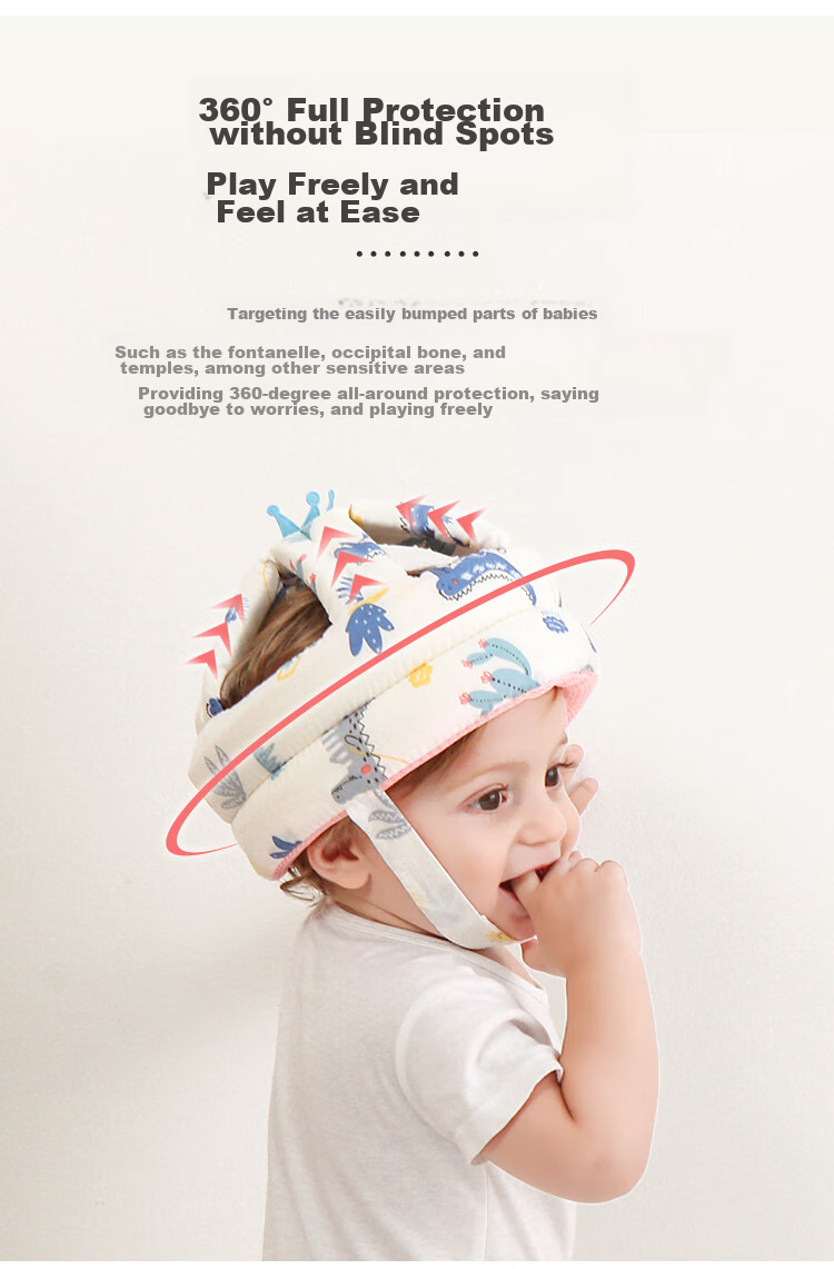 DOCTOR MA Baby Anti-Fall Hat, Head Protection Cap, Toddler Walking Protection Cap, Anti-Collision Hat, Breathable Toddler Walking Aid A1008 3