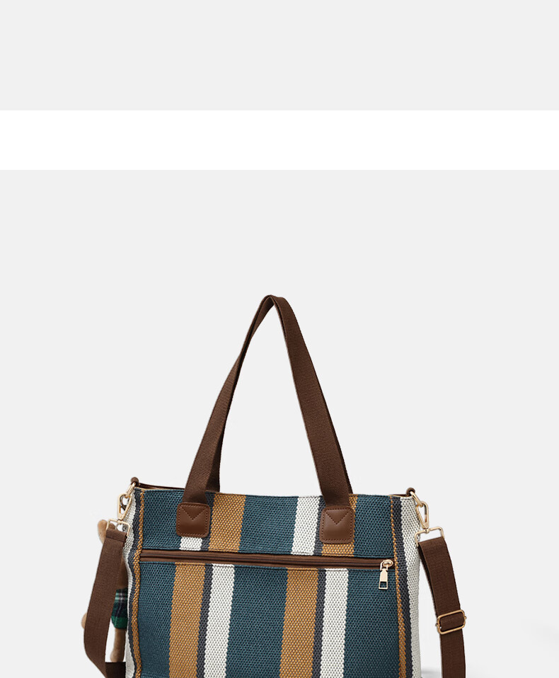 Aiqinghai Canvas Handbag, Women's Tote Bag, Large Capacity Shoulder And Handheld Bag, Practical Birthday And Mother's Day Gift for Mom 17