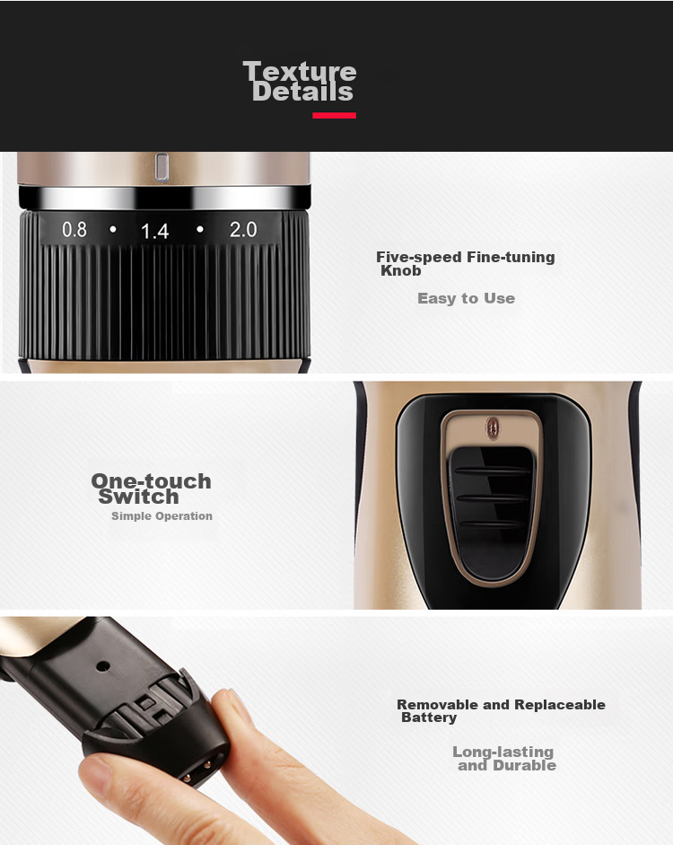 AUX Hair Clipper for Adults, Electric Trimmer for Babies And Children, Hair Cutting Tool, Hairdressing Device, Self-Haircutting Machine, Hairdressing Equipment 10