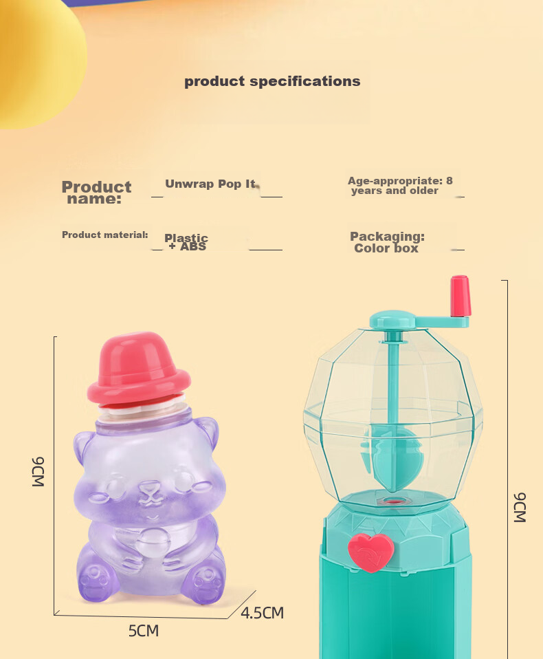 Aomengxing Squeeze Toy with Slow Rebound, Water-Filled Stress Relief Toy, Decompression Gadget, Girls' DIY Craft Materials, Children's Birthday Gift 14