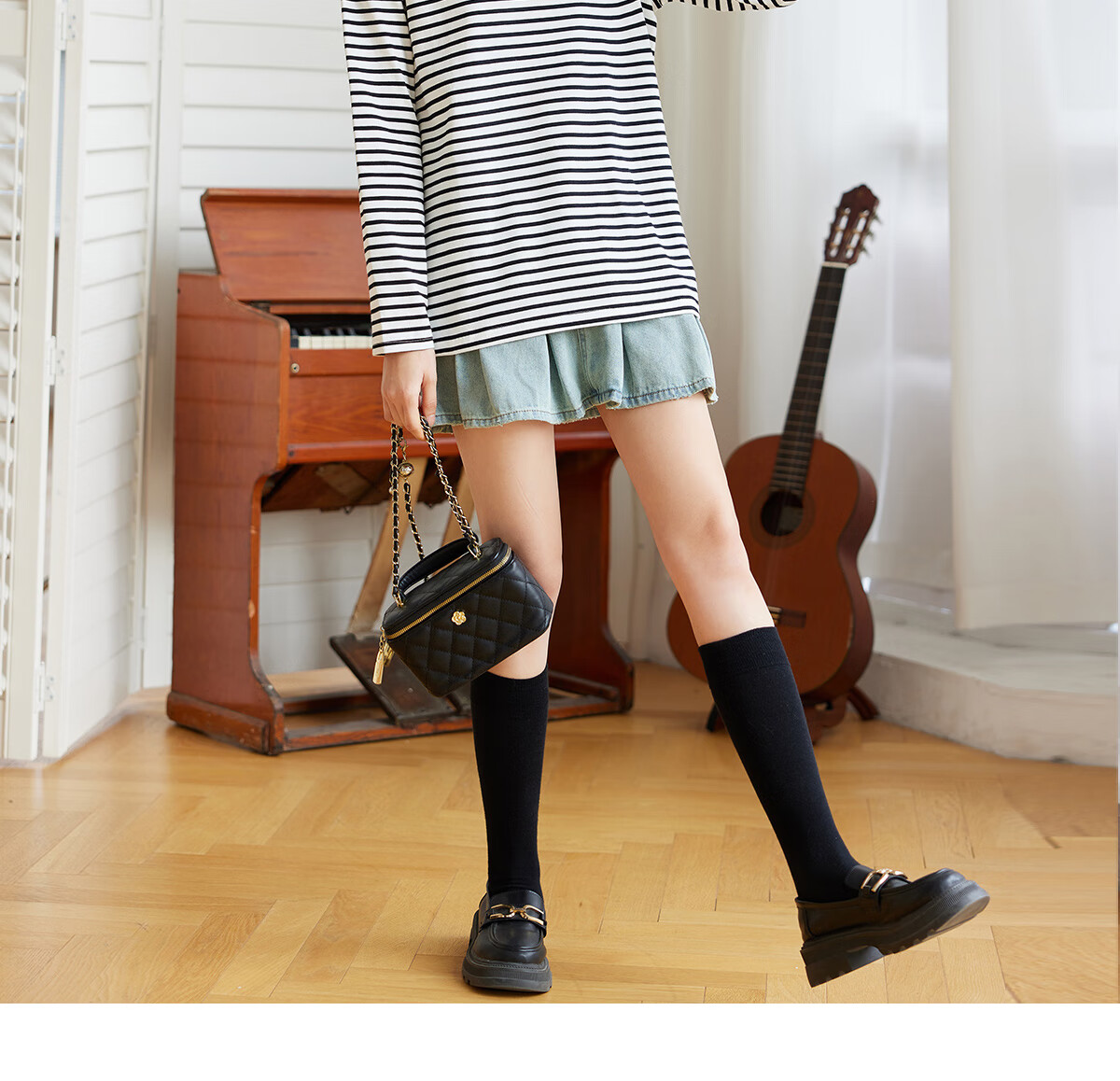 Halo Queen Long-Sleeve T-Shirt for Women, Spring And Autumn Round Neck, Heart Embroidery Striped Base Shirt, Casual Fashion Top, New Product H143T2005 46