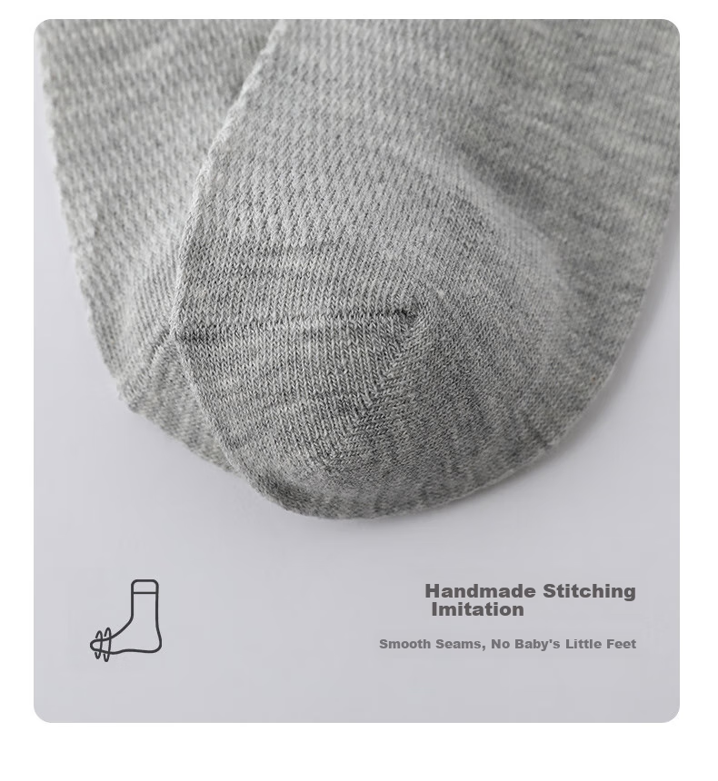 LangSha Children's Socks, Boys' Summer Mesh School Socks, Youth Mid-Calf Casual Sports Cotton Socks 10