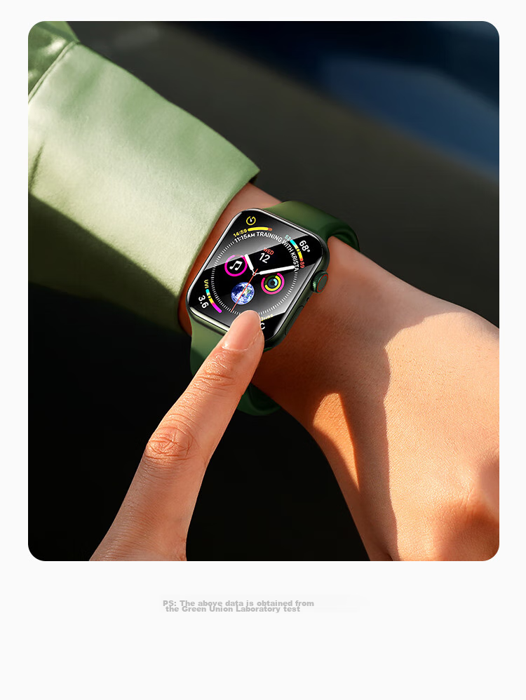 UGREEN Compatible with Apple Watch Screen Protector for SE3/SE2/S9/S8, Universal Fit for Apple IWatch 7/6/5/4, Protective Film for 45/44mm, Anti-Scratch, Anti-Fingerprint, Hydrogel Soft Film, Not Tempered Glass 13