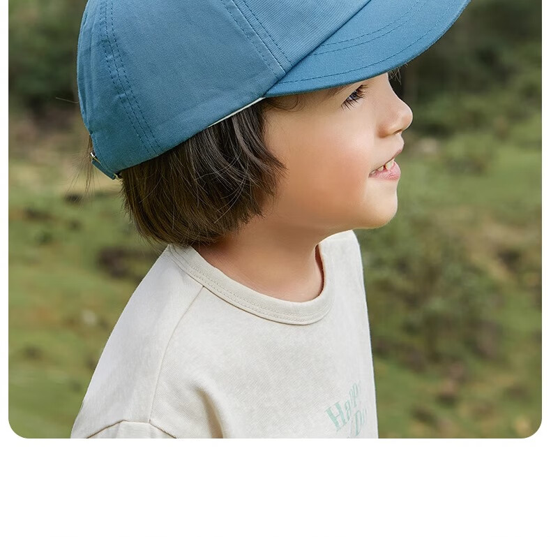 Niduoxiong Children's Hat, Spring And Autumn Sun Protection, Baby Visor Cap, Boys And Girls Pure Cotton Baseball Cap, Infant Hat, Sun-Shading And Breathable 20