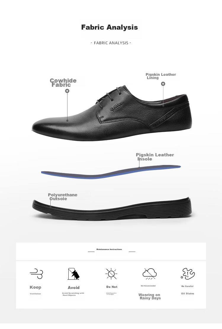 Goldlion Men's Shoes, Business Formal Shoes, Autumn Simple Lace-Up Dress Shoes, Lightweight Leather Shoes, 59674007501A, Black, Size 40 10