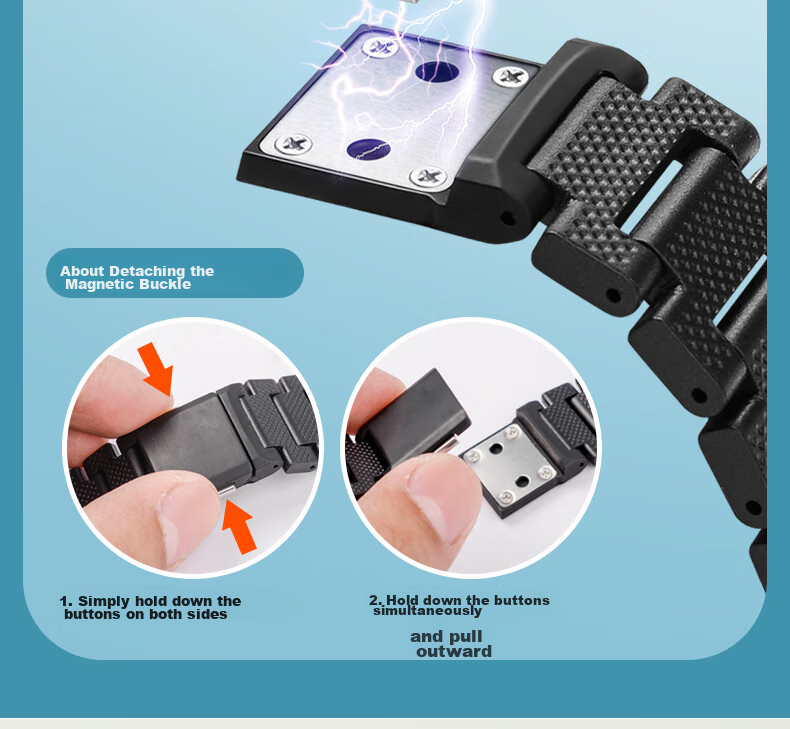 Watchbond Compatible with Xiaotiancailiao Children's Smartwatch Z9 Strap, Z10/11/Z8A/Z7 Magnetic Clasp, Q2A/Z6 Peak Edition, Smart Student Youth Version Z5A/Z3/Z1 Extended Chai 8