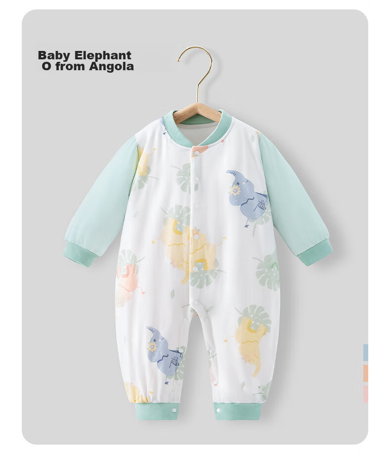 Beitaisi Baby Clothes Spring And Autumn Long-Sleeve Bodysuit, Pure Cotton Newborn Onesie, for Boys And Girls, Early Spring Outfit Pajamas 64