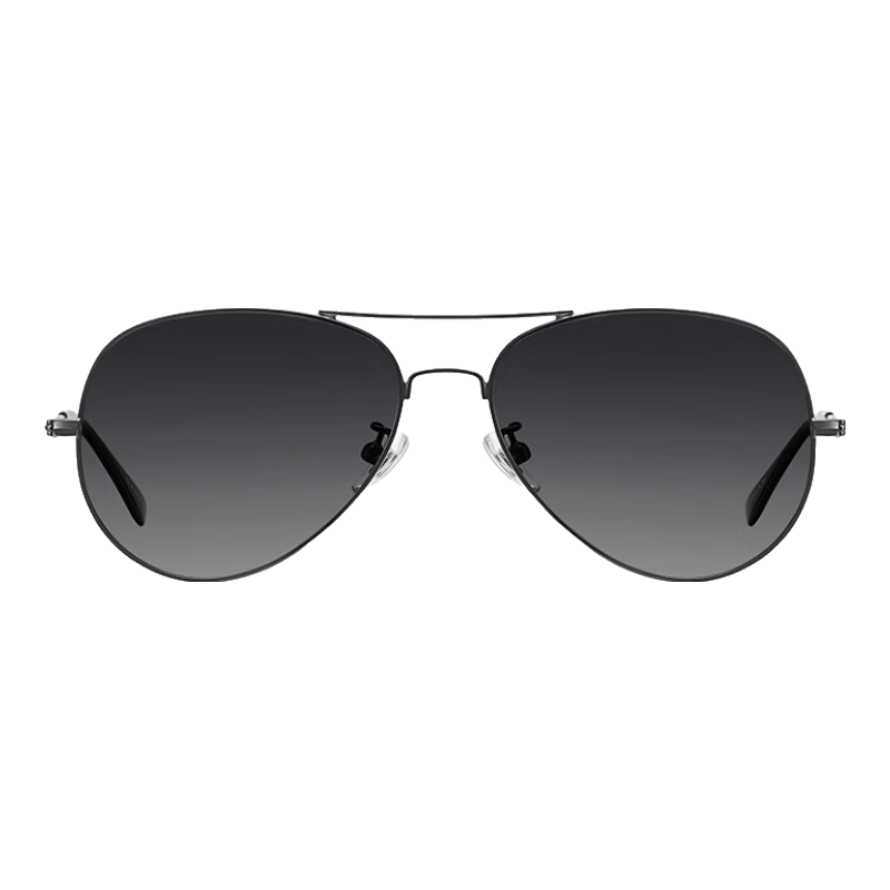 HLA Polarized Sunglasses, Trendy Men's UV Protection Glasses, Driving Sunglasses for Men, Gunmetal Frame with Gradient Gray