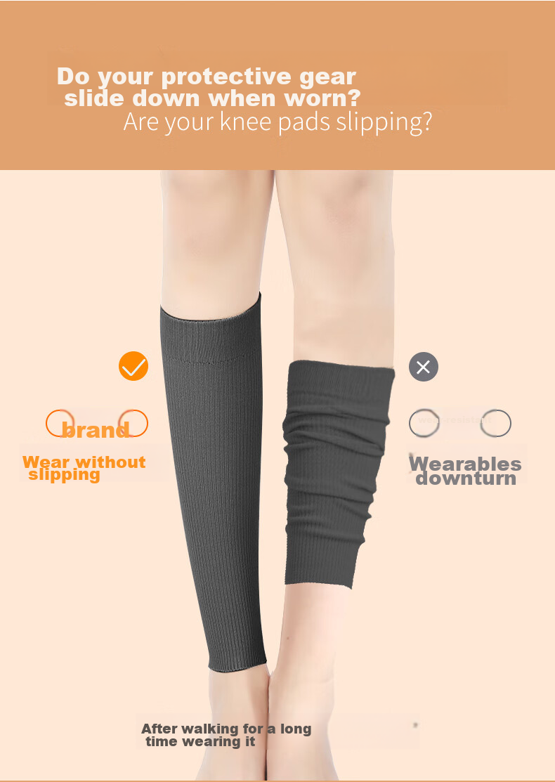 NAILEKESI N Leg Warmer, Calf Protector, Foot And Ankle Warming Sleeve, Leg Guard, Sock Cover for Cold Legs, Miracle Solution for Cold Feet 5