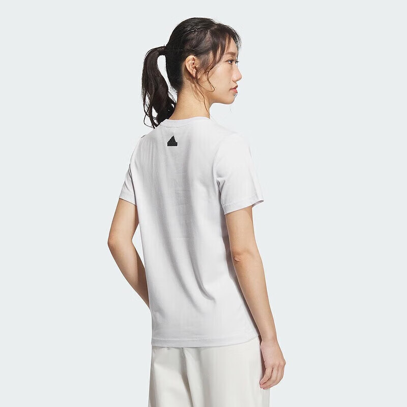 Adidas Women's Sportswear Series TECH BOS TEE Round Neck Short-Sleeve T-Shirt IM8838 A/L