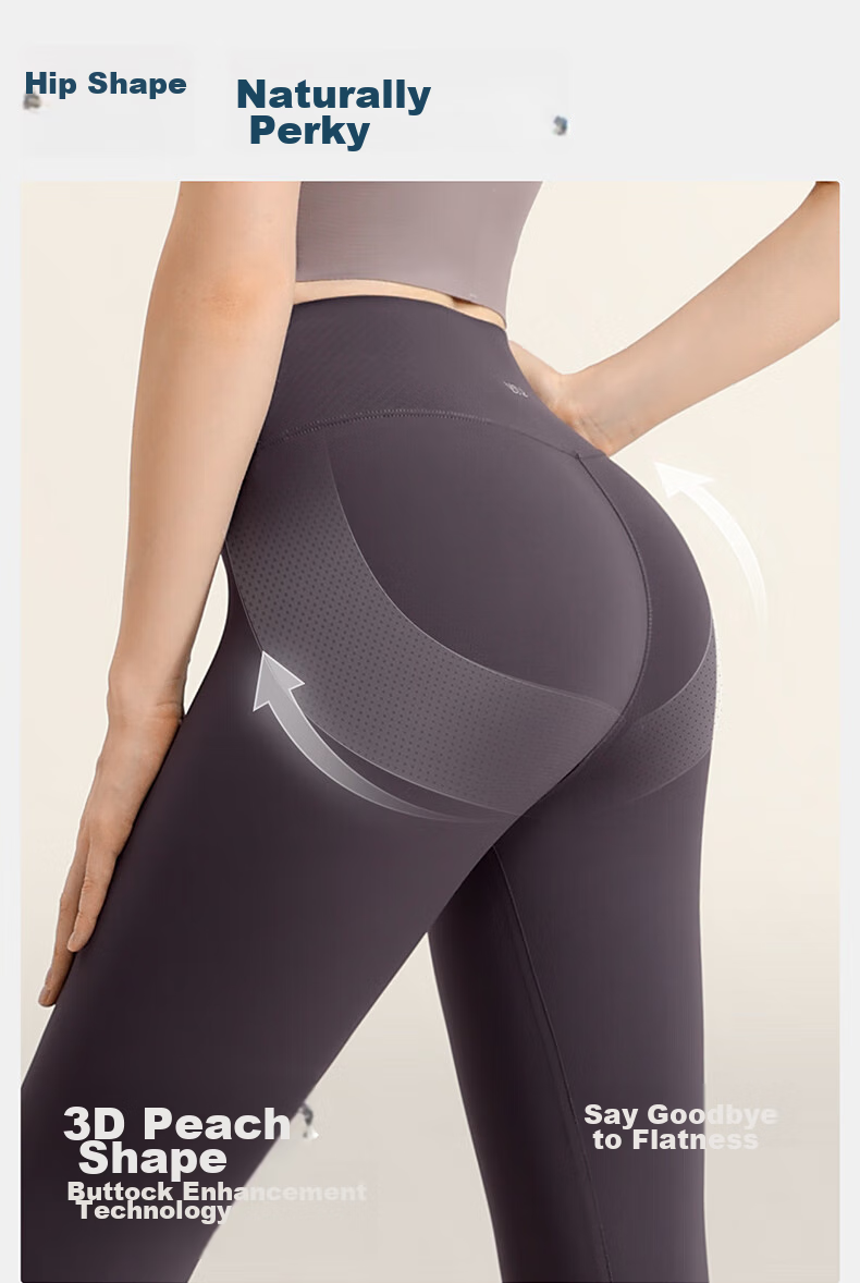 VFU Fleece-Lined Yoga Pants, Winter Warm Base Layer, Thick Windproof Sports Leggings, Ebony Brown, L 12