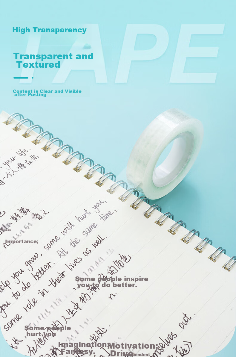 M&G (M&G) Stationery Tape Dispenser, Box Sealer, Small Tape Cutter ((Tape Width ≤18mm)), Single Pack Random Color, AJD97360 4