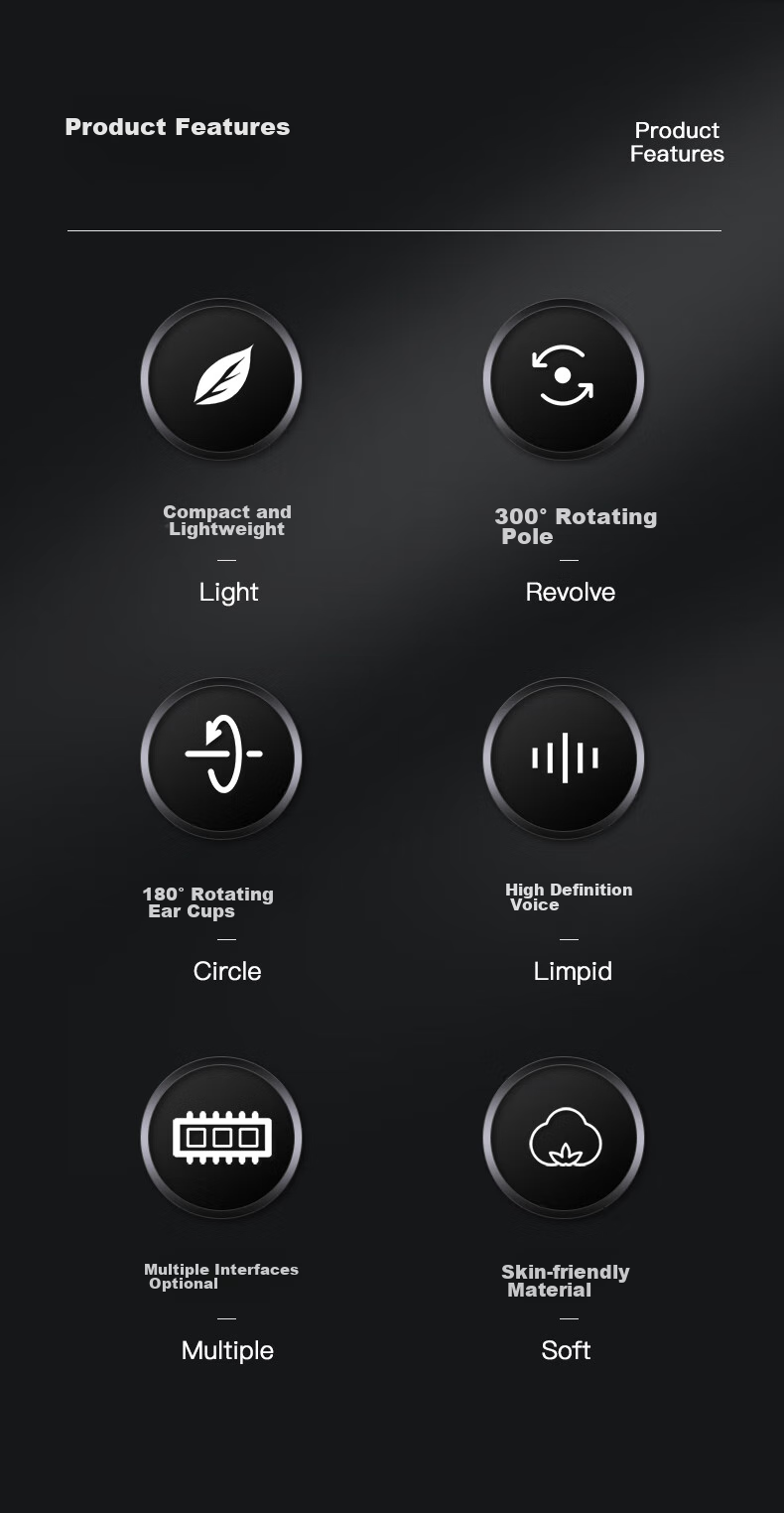 Yijiatong (Eagaton) Y390D ENC Active Noise-Cancelling Binaural Headset, Single 3.5mm + USB Interface, Adjustable Volume, Silent, for Telemarketing, Office Meetings And Educatio 5