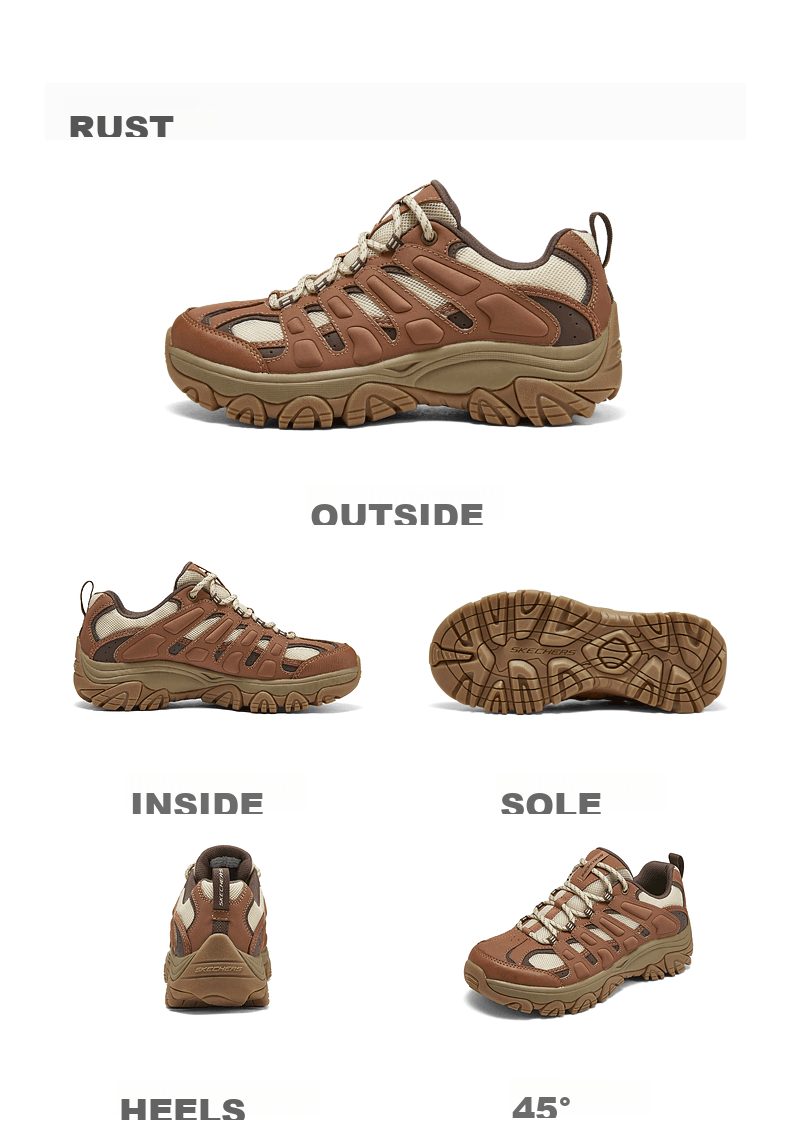 Skechers Xingshan | Women's Trail Running Shoes, Lightweight Shock-Absorbing Wear-Resistant Casual Outdoor Hiking Shoes 180185C 40