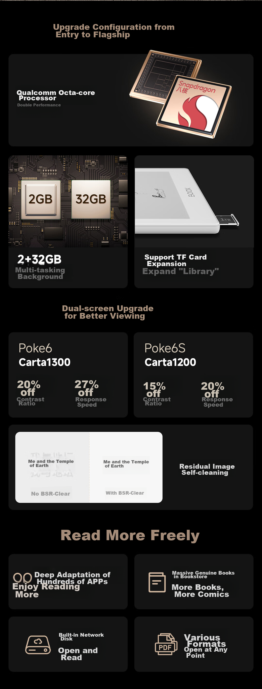 BOOX Poke7 Pro 6-inch E-Reader E-Ink Screen Electronic Paper Small Portable Reading Tablet Starry Sky 6