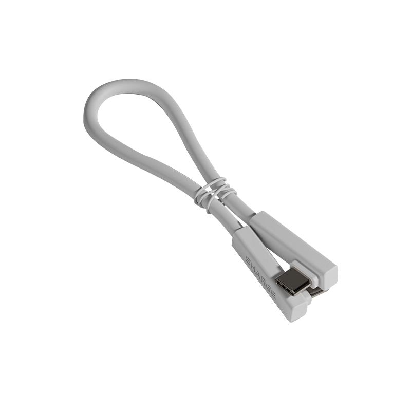 SHARGE Magnetic Hard Drive Enclosure with Bend Cable, USB-C to USB-C Data Transfer, Compatible with Apple IPhone 16, Mobile Phones And Mac Computers