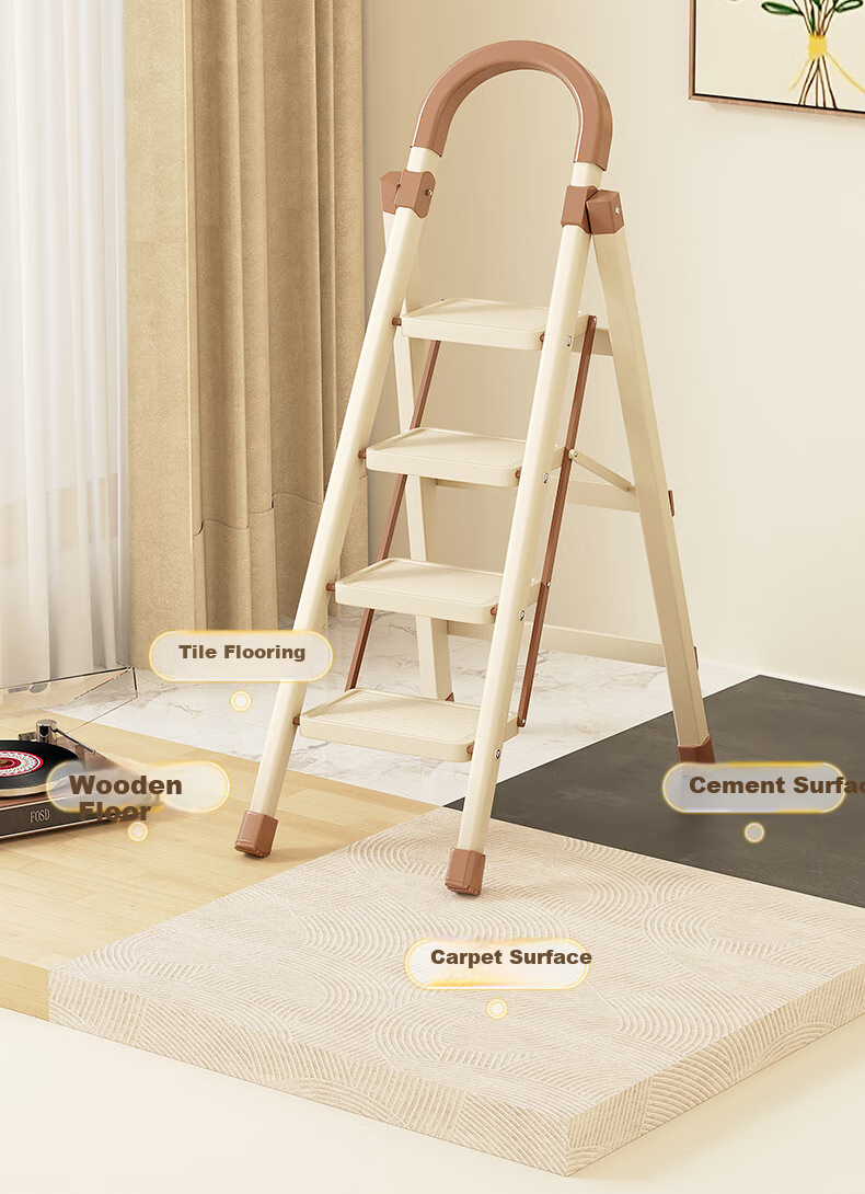 Chibailun Folding Ladder, Household A-Frame Ladder, Multi-Functional Engineering Ladder, Indoor Stair Ladder, Telescopic Ladder for Climbing 14
