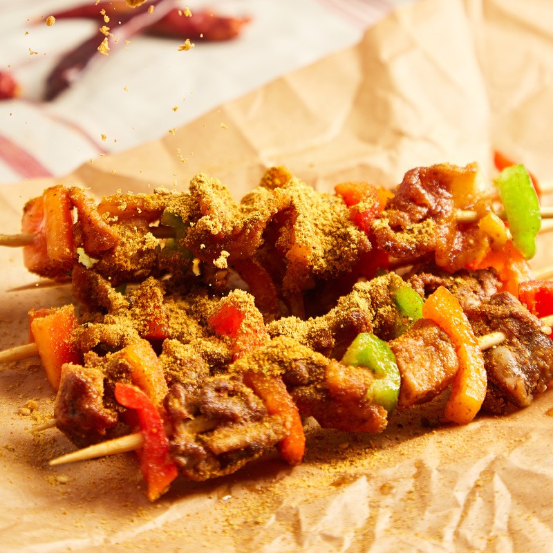 小熊驾到韩式烤肉蘸料108g*2罐（原味+香辣）烧烤料火锅蘸料干料调味料