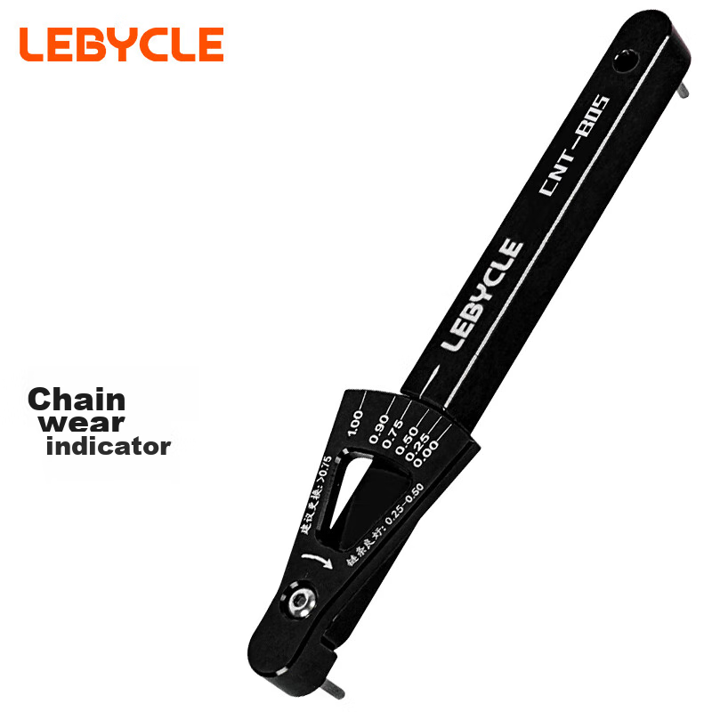 LEBYCLE Mountain And Road Bicycle Chain Measuring Ruler, Wear Indicator, Chain Stretcher, Testing Gauge Tool