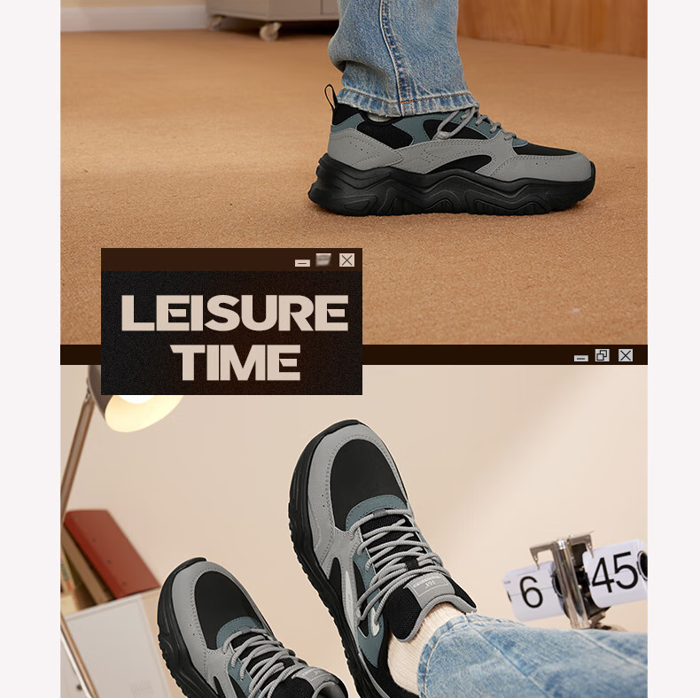 361° Women's Sports Shoes, Spring And Summer Mesh Thick-Soled Heightening Casual Commuter Dad Running Shoes for Women, 682426763F-1 62