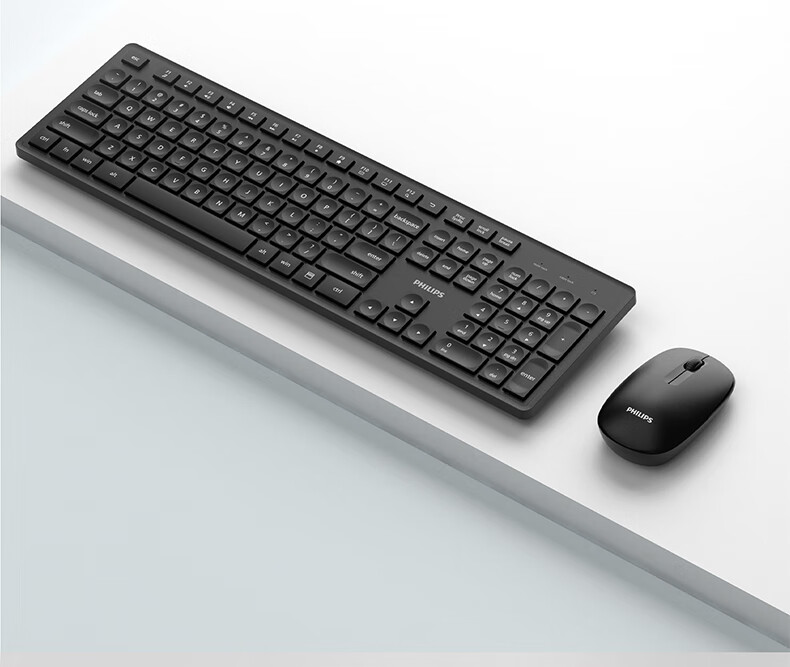 PHILIPS SPT6368 Wireless Keyboard and Mouse Set Office Apple MAC Desktop Laptop Ergonomic Keyboard and Mouse Set Corporate Purchase Pink 12