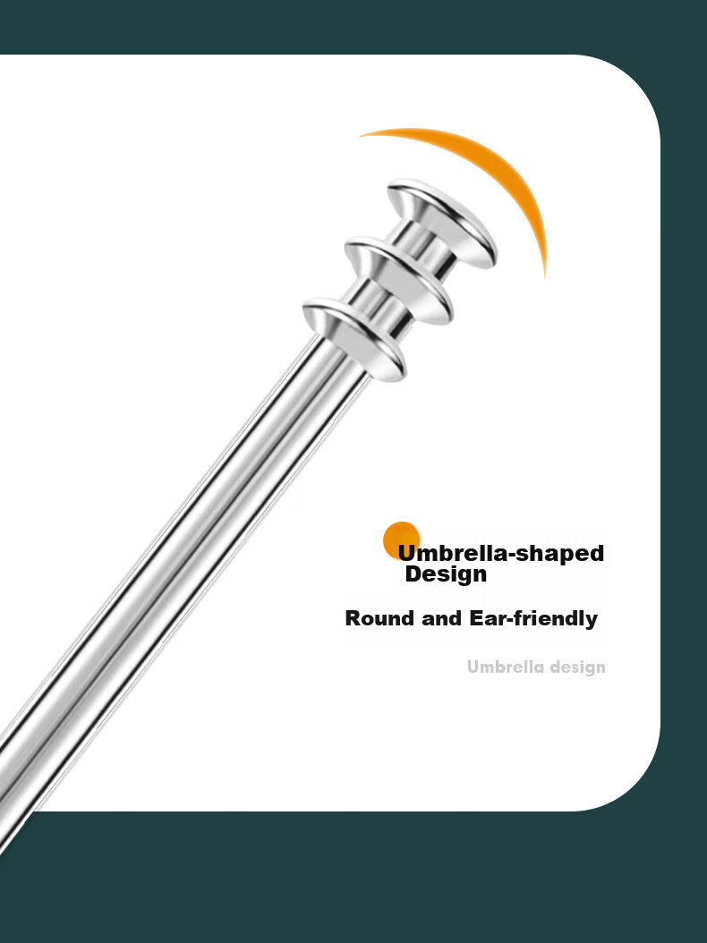 BO YOU Titanium Alloy Ear Pick Ear Cleaning Tool Adult Ear Cleaning Device Scoop-Shaped Ear Cleaner for Home Use 10