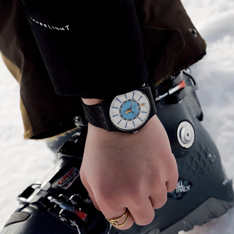 Swatch Swiss Watch, Natural Inspiration Series Luminous Trendy Men's Quartz Watch, Graduation Gift, Ice Peak Ultimate