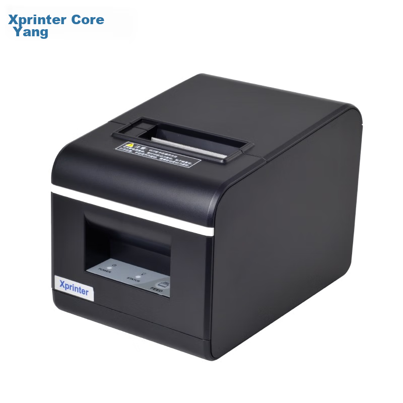 XINYE XP-Q90EC 58mm Thermal Receipt Printer with Automatic Paper Cutter, Meituan Takeout Supermarket Retail Cashier Receipt Printer with Cutter, Computer USB Versio