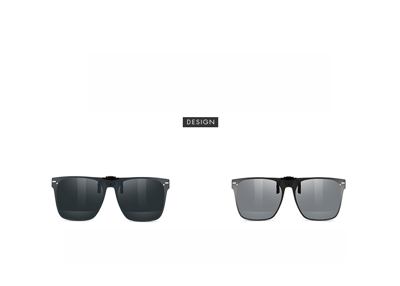HELEN KELLER Eyeglass Clip, Fashionable Polarized Clip for Men And Women, Specialized Driving Sunglasses Clip HP828C2 9