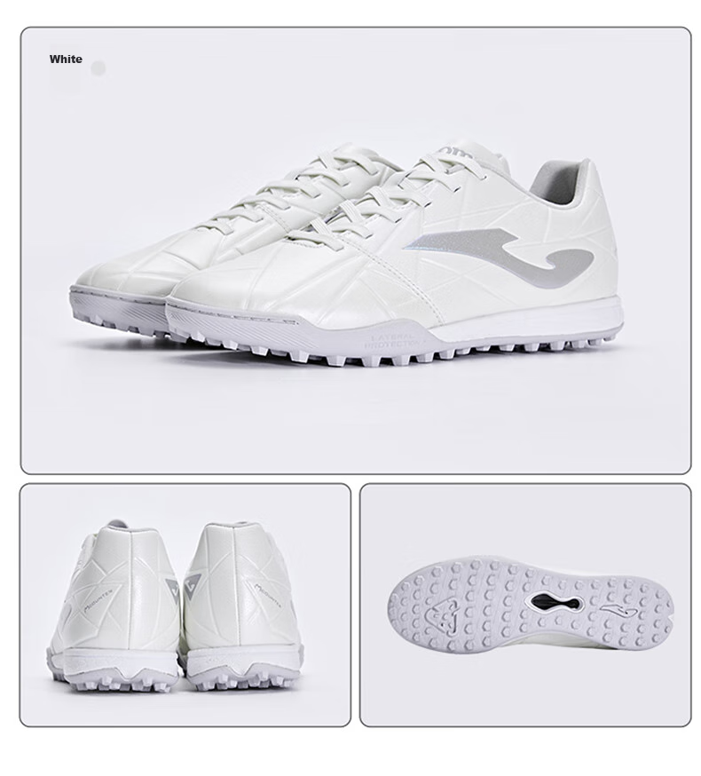 JOMA Kangaroo Leather Soccer Shoes with TF Turf Studs, Non-Slip, Wear-Resistant Professional Football Training Shoes, Mint Green, Size 39 22