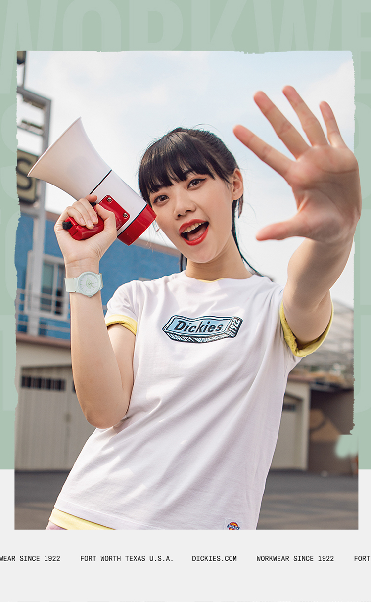 Dickies Student Mechanical Analog Silent Sports Watch for Teenagers and Children Model 538 Beige 15